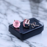 Rose Quartz Earrings